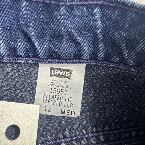 VTG Levis Orange tab Womens Relaxed Fit Tapered Leg Jeans Sz 12 Blue Denim USA - Picture 5 of 10